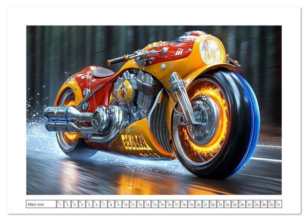 Produktbild: Zero Rider (hochwertiger Premium Wandkalender 2026 DIN A2 quer), Kunstdruck in Hochglanz