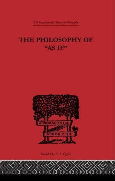 Produktbild: Vaihinger, H: Philosophy of As if