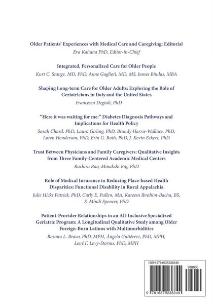 Produktbild: Journal of Elder Policy