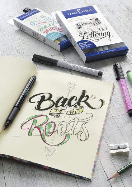 Produktbild: Faber-Castell Tuschestifte Pitt Artist Pens Hand Lettering, 8er Etui