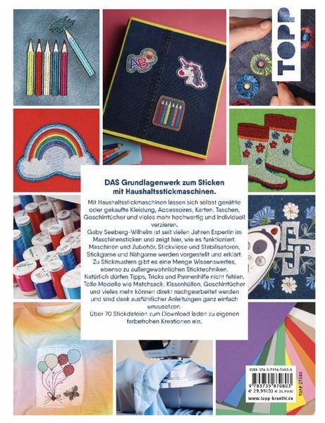 Produktbild: Sticken mit der Stickmaschine