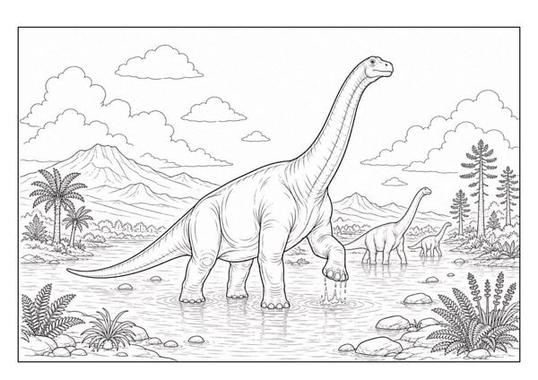 Produktbild: Dinosaurier Malbuch f&uuml;r Kinder von 6-10 Jahren mit 70 starken Ausmalmotiven