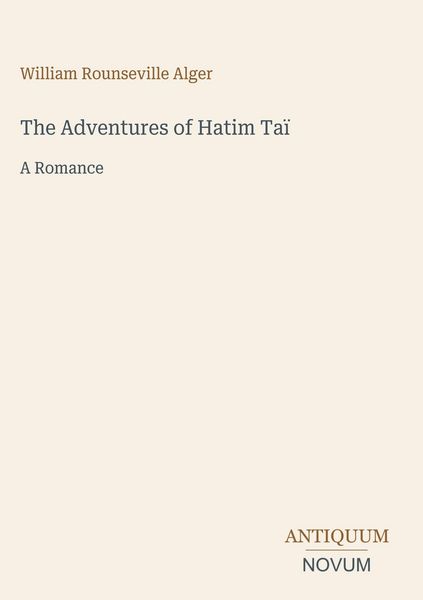 Produktbild: The Adventures of Hatim Ta&iuml;