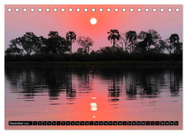 Produktbild: S&uuml;dliches Afrika - Vom Kap bis zu den Victoria F&auml;llen (Tischkalender 2026 DIN A5 quer), CALVENDO Monatskalender