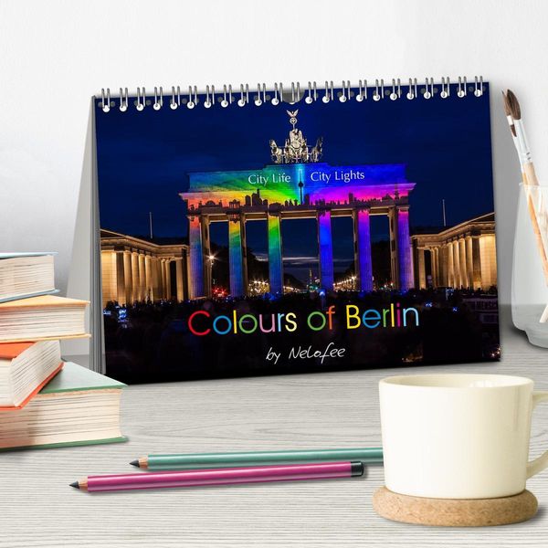 Produktbild: Colours of Berlin (Tischkalender 2026 DIN A5 quer), CALVENDO Monatskalender