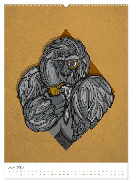 Produktbild: Fauna Fantastica (hochwertiger Premium Wandkalender 2026 DIN A2 hoch), Kunstdruck in Hochglanz