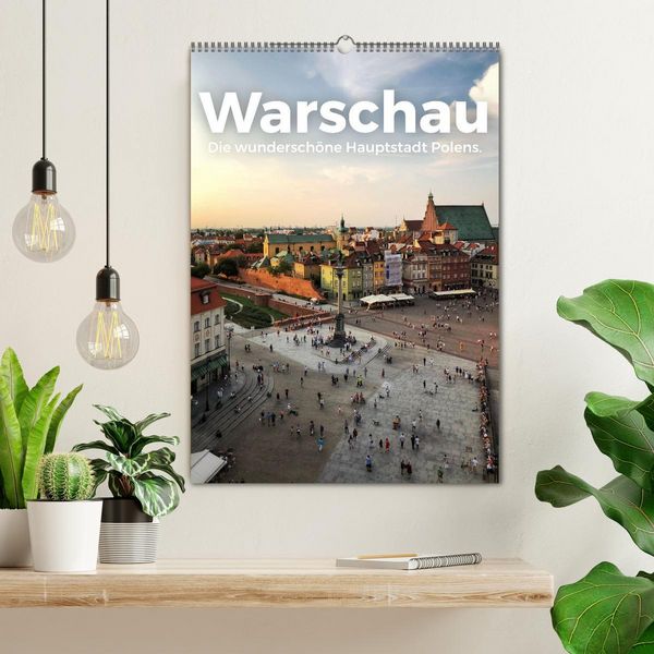 Produktbild: Warschau - Die wundersch&ouml;ne Hauptstadt Polens. (Wandkalender 2026 DIN A2 hoch), CALVENDO Monatskalender