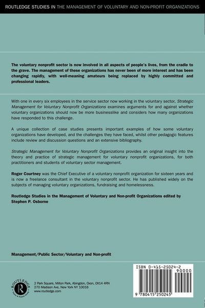 Produktbild: Strategic Management for Nonprofit Organizations