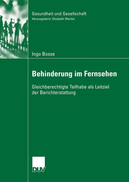 Produktbild: Behinderung im Fernsehen