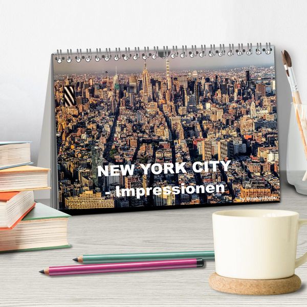 Produktbild: New York City - Impressionen (Tischkalender 2026 DIN A5 quer), CALVENDO Monatskalender