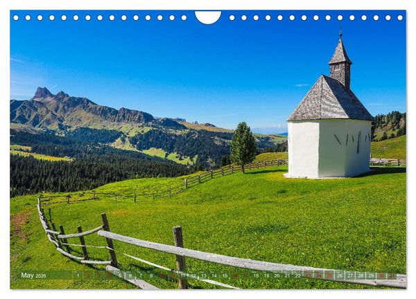 Produktbild: Fascinating Dolomite Alps (Wall Calendar 2026 DIN A4 landscape), CALVENDO 12 Month Wall Calendar