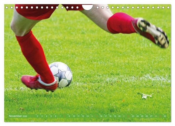 Produktbild: Ich liebe Fu&szlig;ball (Wandkalender 2026 DIN A4 quer), CALVENDO Monatskalender