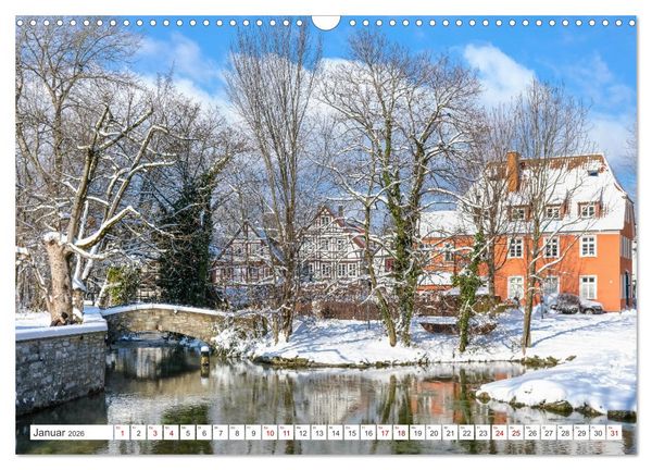 Produktbild: PADERBORN - Stadt an den Quellen (Wandkalender 2026 DIN A3 quer), CALVENDO Monatskalender