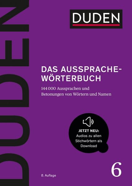 Produktbild: Duden &ndash; Das Aussprachew&ouml;rterbuch