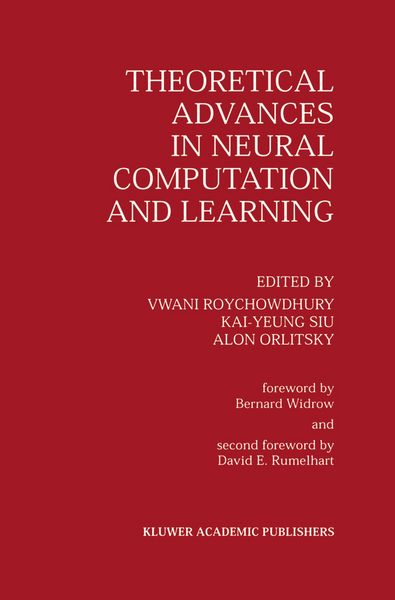 Produktbild: Theoretical Advances in Neural Computation and Learning