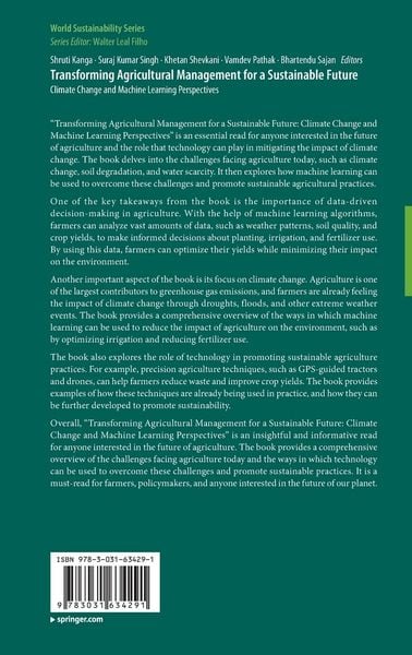Produktbild: Transforming Agricultural Management for a Sustainable Future