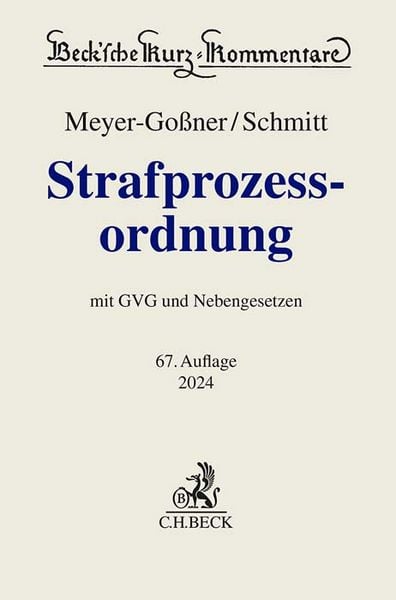 Produktbild: Strafprozessordnung