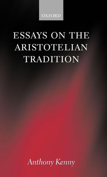 Produktbild: Essays on the Aristotelian Tradition