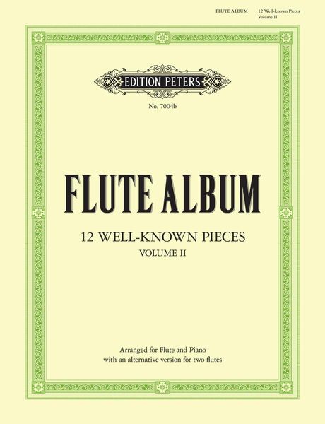 Produktbild: Flute Album -- 12 Well-Known Pieces (Arr. for Flute & Piano
