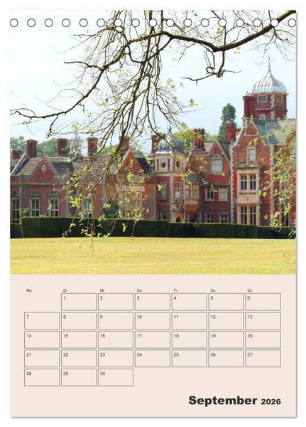 Produktbild: Lovely England Wundersch&ouml;ne Reiseeindr&uuml;cke (Tischkalender 2026 DIN A5 hoch), CALVENDO Monatskalender