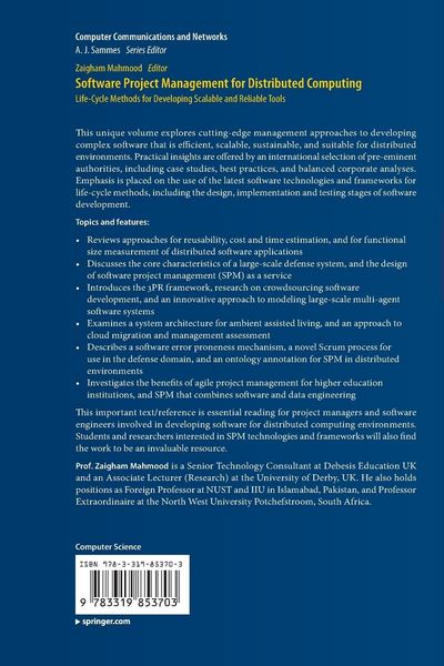 Produktbild: Software Project Management for Distributed Computing