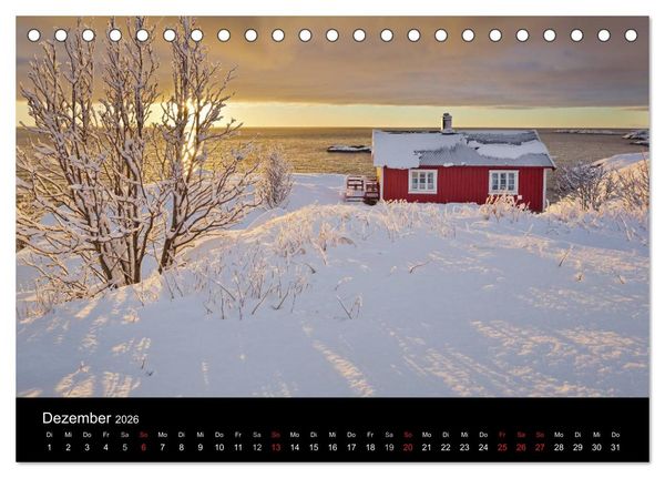 Produktbild: Landschaft im Licht (Tischkalender 2026 DIN A5 quer), CALVENDO Monatskalender