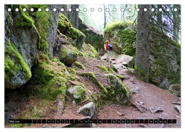 Produktbild: Meraner H&ouml;henweg von Meran bis Katharinaberg (Tischkalender 2026 DIN A5 quer), CALVENDO Monatskalender