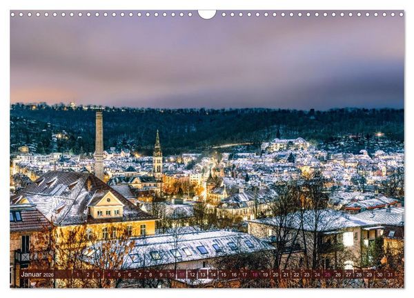 Produktbild: Malerisches Stuttgart (Wandkalender 2026 DIN A3 quer), CALVENDO Monatskalender