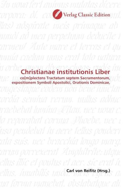 Produktbild: Christianae institutionis Liber