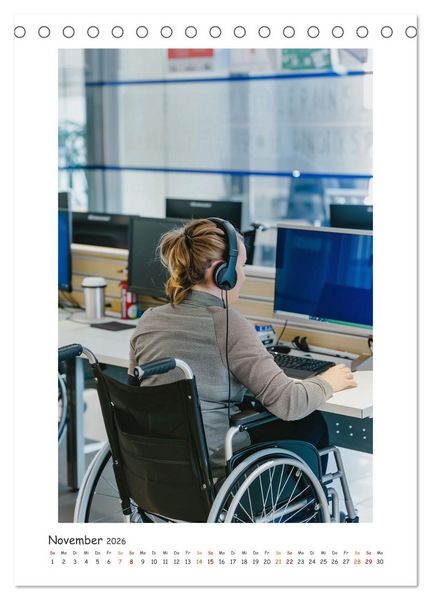 Produktbild: B&uuml;rohelden am Werk (Tischkalender 2026 DIN A5 hoch), CALVENDO Monatskalender