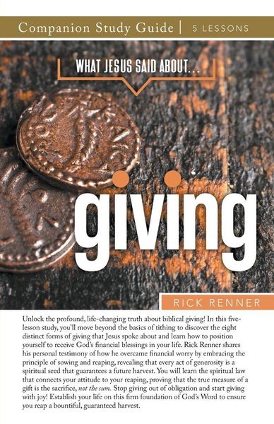 Produktbild: What Jesus Said About... Giving Study Guide