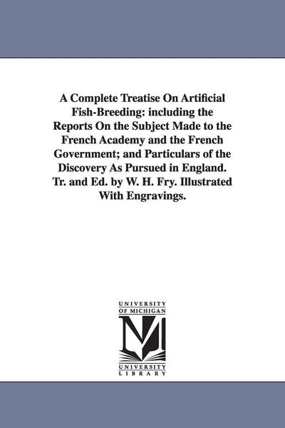 Produktbild: A Complete Treatise On Artificial Fish-Breeding