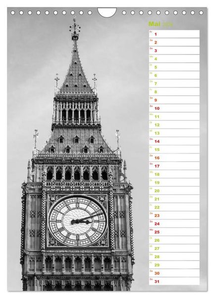 Produktbild: Big City London (Wandkalender 2026 DIN A4 hoch), CALVENDO Monatskalender