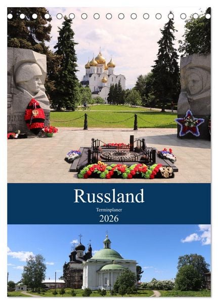 Produktbild: Russland - Terminplaner (Tischkalender 2026 DIN A5 hoch), CALVENDO Monatskalender