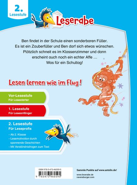 Produktbild: Leserabe 2. Lesestufe - Der Zauberf&uuml;ller
