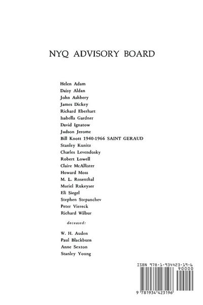 Produktbild: The New York Quarterly, Number 19