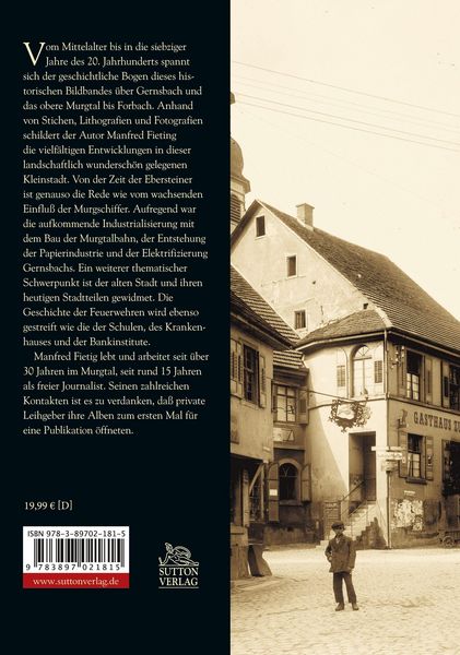 Produktbild: Gernsbach und das obere Murgtal