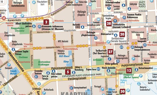 Produktbild: Helsinki, Borch Map