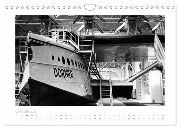Produktbild: Reise mit dem Flugschiff - Dornier (Wandkalender 2026 DIN A4 quer), CALVENDO Monatskalender