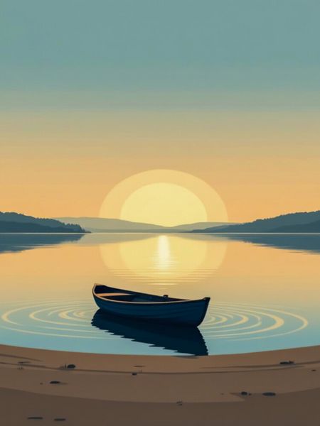 Produktbild: CALVENDO Puzzle Ruhe auf dem offenen Wasser | 1000 Teile Lege-Gr&ouml;&szlig;e 64x48cm Foto-Puzzle f&uuml;r gl&uuml;ckliche Stunden