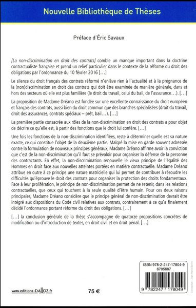 Produktbild: La Non-Discrimination en Droit des Contrats