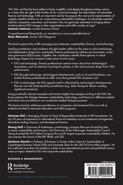 Produktbild: Sustainability, Technology, and Finance