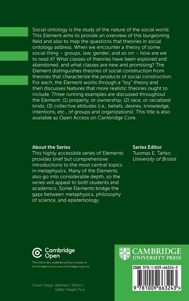 Produktbild: Social Ontology