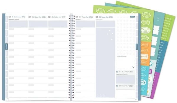 Produktbild: Mein Lehrerplaner A5+ &ndash; Ringbindung &ndash; Lehrerkalender f&uuml;r das Schuljahr 2026/2027 &ndash; Zitronentanz