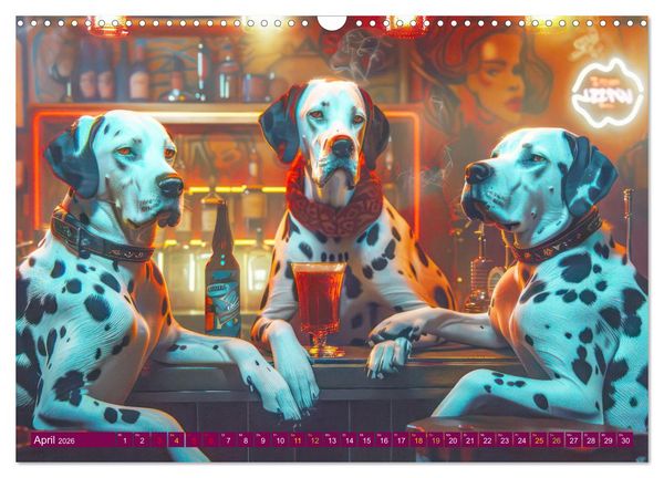 Produktbild: Tierisches Barleben (Wandkalender 2026 DIN A3 quer), CALVENDO Monatskalender