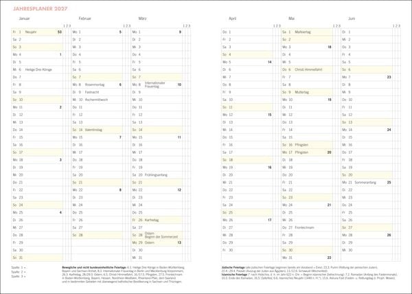 Produktbild: Lady Terminkalender A6 2026