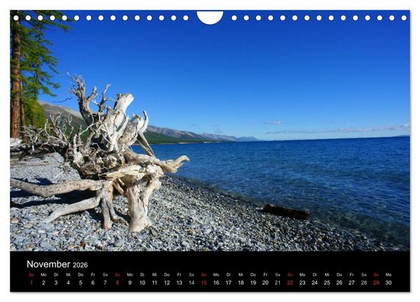Produktbild: Einsame Mongolei (Wandkalender 2026 DIN A4 quer), CALVENDO Monatskalender