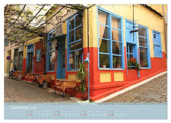 Produktbild: Lesbos - Inselimpressionen (hochwertiger Premium Wandkalender 2026 DIN A2 quer), Kunstdruck in Hochglanz