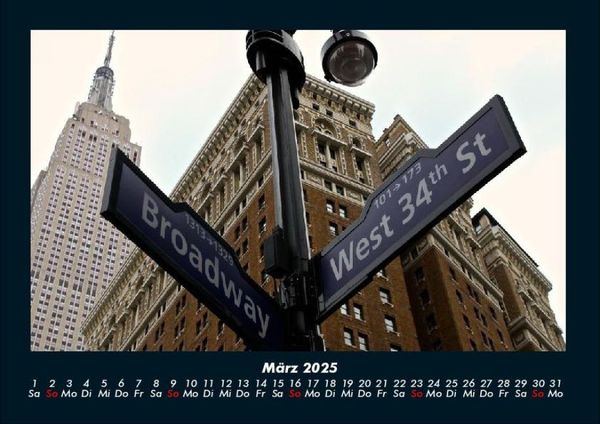 Produktbild: New York 2025 Fotokalender DIN A4