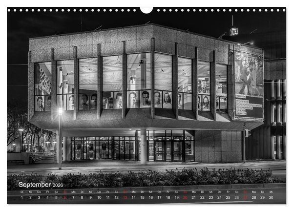 Produktbild: Heilbronn bei Nacht (Wandkalender 2026 DIN A3 quer), CALVENDO Monatskalender